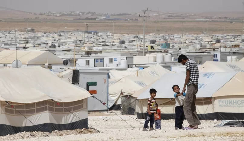 في مخيم الزعتري للاجئين في الأردن. مصدر الصورة: دومينيك شافيز، البنك الدولي