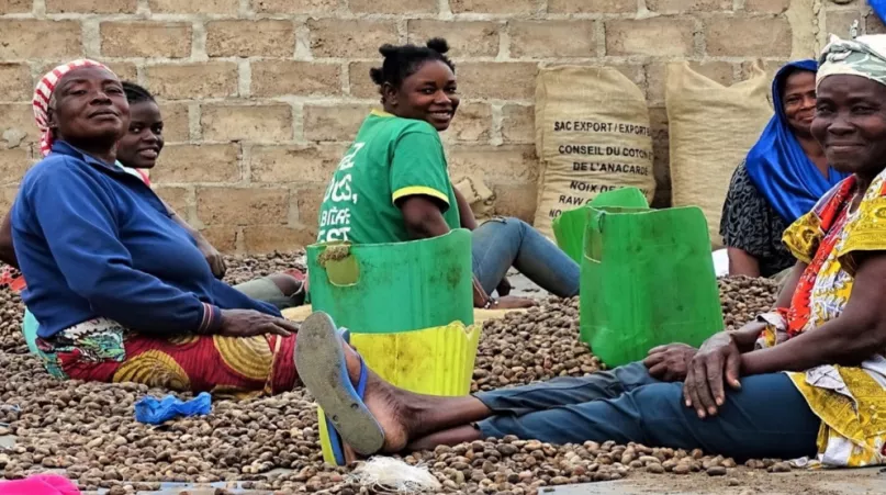 Utilisatrices de la plateforme Wi-Agri en Côte d'Ivoire. 