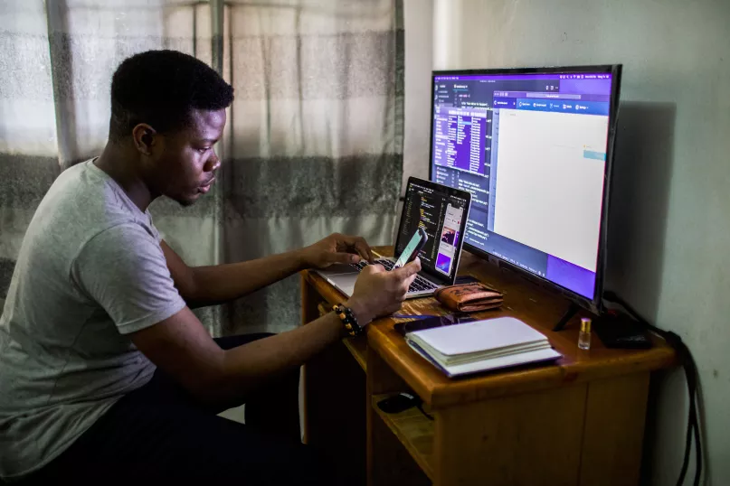 Développeur web freelance à Lagos, Nigeria. 