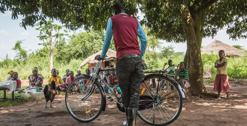 Bicyclettes contre Pauvreté en Ouganda. Photo de Kevin Di Salvo. Concours photos du CGAP 2017.
