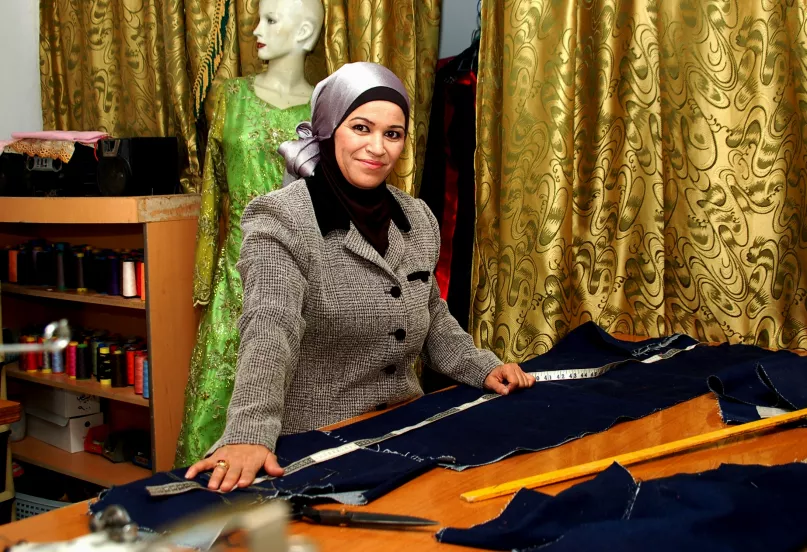 Suha Al-Zyoud, FINCA Jordan client. Photo Credit: FINCA International.