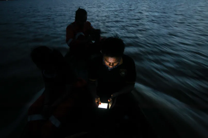 Pescador. Por Afriadi Hikmal, Concurso de Fotografía CGAP 2017.