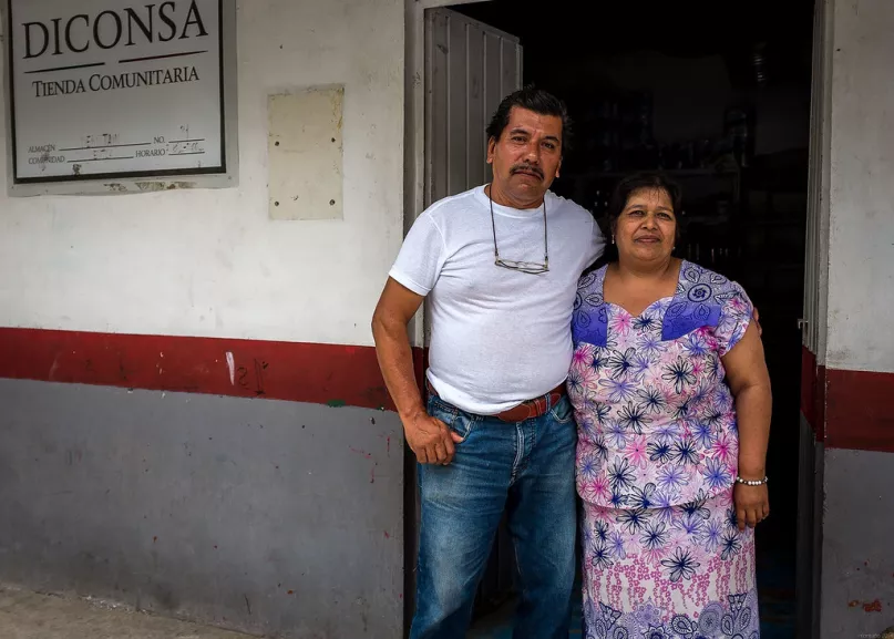 Tienda comunitaria en zona rural de México. Crédito de foto: Carlos Montano, Concurso de Fotografía CAGP 2016.