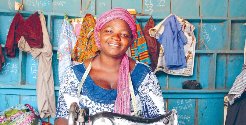 Couturière ghanéenne. Photo de Kristin Weidner, Concours photos du CGAP 2017.