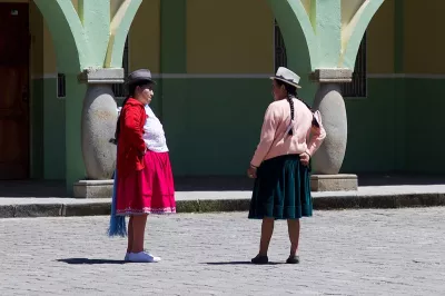 Mujeres ecuatorianas. Foto: David Brossard, Flickr 2015.