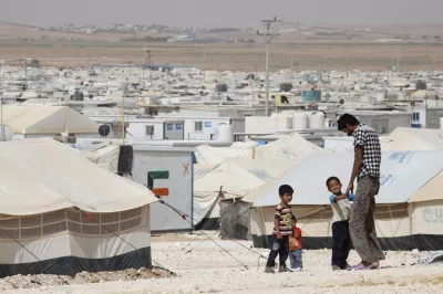 Au camp de réfugiés de Zaatari, Jordanie. Crédit photo : Dominic Chavez/World Bank