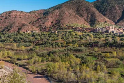 منظر لوادي أوريكا في المغرب. (Shutterstock.com)