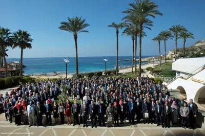 صورة جماعية للمشاركين في مؤتمر سنابل السنوي، بيروت، لبنان، 2017.