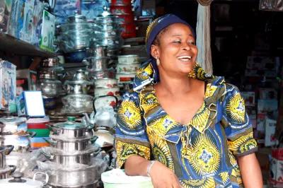 Turning Steel into Mobile Money, Nigeria. Photo credit: Anjali Banthia, 2012 CGAP Photo Contest.