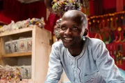 Ila, l'artisan ghanéen. Photo de Brandon Smith. Concours photos du CGAP 2016.