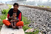 Photo Of Woman Holding Her Toddler, Chittagong, Bangladesh