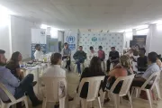 Encuentro en Buenos Aires entre proveedores de servicios financieros, refugiados y solicitantes asilo organizado por ACNUR. Crédito de foto: ACNUR.